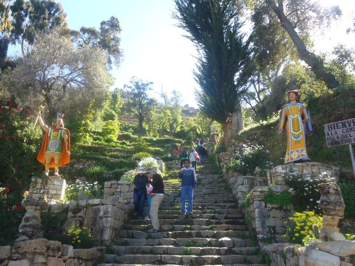 Hostal Del Sol Isla Del Sol Luaran gambar